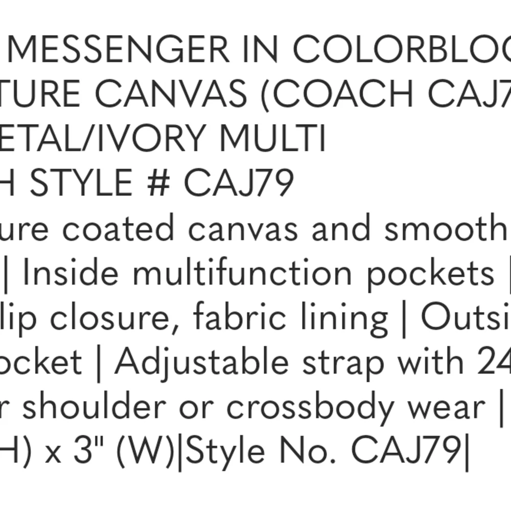 Coach Men's Cream and Brown Messenger Bag